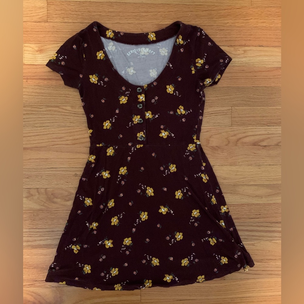 Aeropostale Women’s Short Sleeve Floral Dress